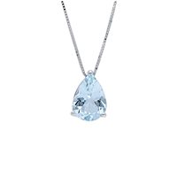 Necklace Babila Milano Woman Colore in White Gold Acquamarina 190796